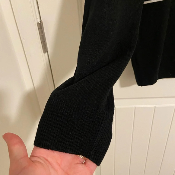 NWOT | Primark men’s‎ black striped acrylic knit sweater — medium - Picture 3 of 6